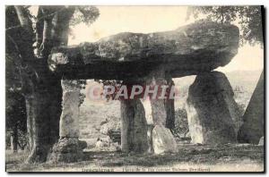 Old Postcard Megalith Dolmen Draguignan Stone of Fee Old dolmen druidic