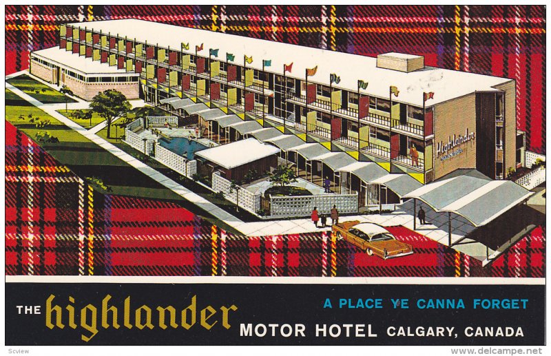 The Highlander Motor Hotel, Calgary, Alberta, Canada, 1940-1960s