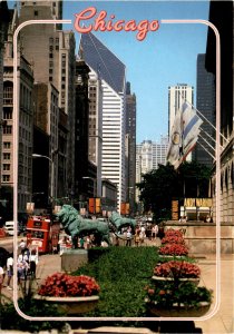 Vintage Art Institute Postcard - Chicago