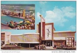 Driltwood Motel Pool Miami Beach Florida 1955