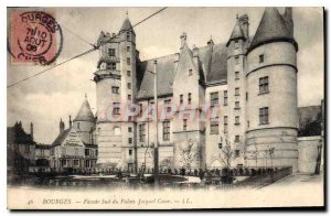 Postcard Old Facade Sud Bourges Palais Jacques Coeur