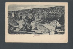 Post Card Ca 1902 Smyrna Greece The Aquaducts  Of St Anne UDB