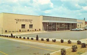 Wheeling West Virginia~US Post Office~60s & 70s Cars Parked~Postcard