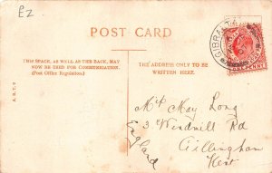 B613 Gibraltar 1907 Library Carriages vintage postcard