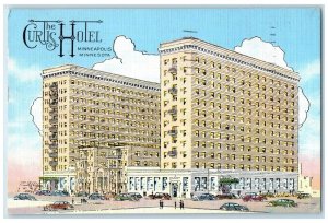 1937 The Curtis Hotel Exterior Minneapolis Minnesota MN Vintage Antique Postcard