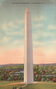 Vintage Postcard 1941 Monument Building Tower Washington D. C.