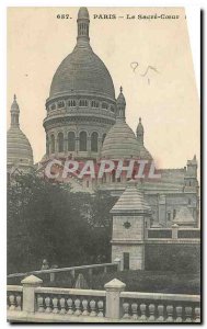 Old Postcard Paris Le Sacre Coeur