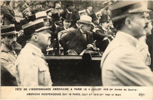 CPA PARIS 16e Fete de l'Independance Americaine 1918 (1249611)