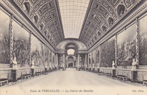 France Versailles La Galerie des Betailles Palais de Versailles
