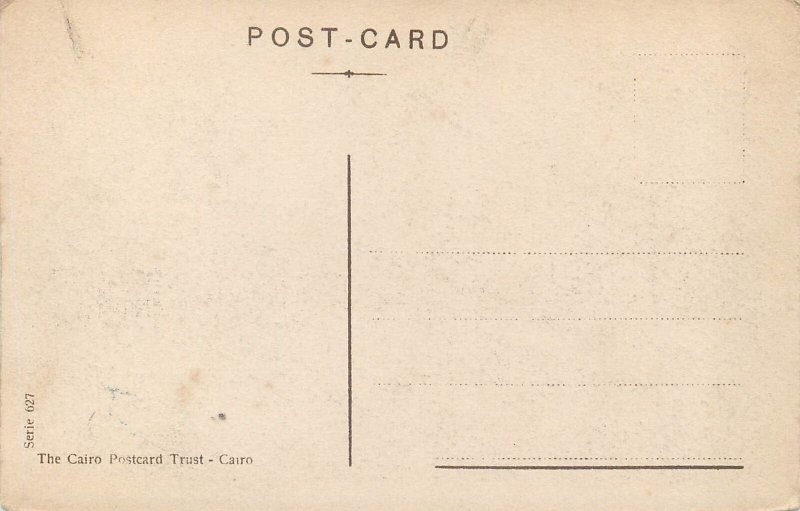 Postcard Egypt Cairo native types and scenes road to the Pyramids 
