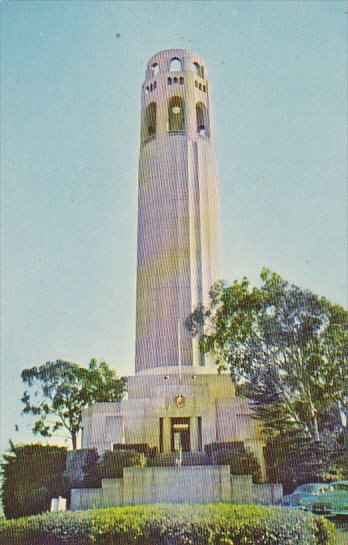 California San Francisco Coit Memorial Tower Pioneer Park