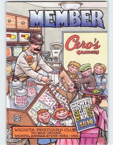 Postcard Candy Pete Cero's Candies Wichita Postcard Club Wichita Kansas USA