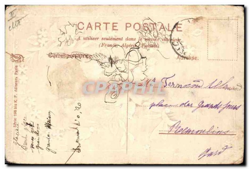 Old Postcard Fantasy Easter Fish