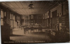 TRENTON NJ NEW JERSEY STATE NORMAL SCHOOL ANTIQUE POSTCARD