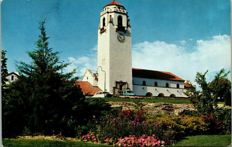 Union Pacific Rail Road R.R. Passenger Depot Station Boise Idaho  Postcard