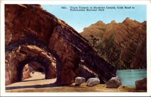 Yellowstone National Park Triple Tunnels In Shoshone Canyon