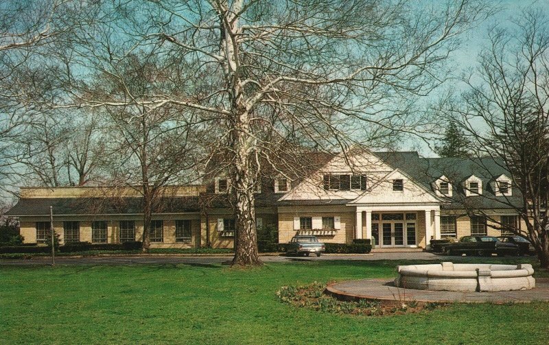 Vintage Postcard Waverly Inn Crystal Room Dining Facilities Cheshire Connecticut