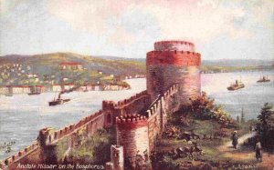 Anatole Hissar Asiatic Castle Bosphorus Istanbul Turkey 1915 Tuck postcard