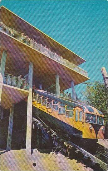 Tennessee Chattanooga Incline Car And Station At The Top Of Lookout Mountain ...