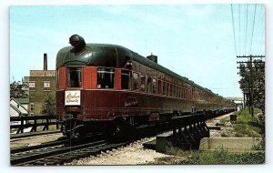 BLOOMINGTON, IL Illinois ~ ABRAHAM LINCOLN Railroad Name Train c1970s  Postcard