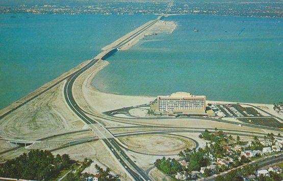 Julia Tuttle Causeway Mt Senai Hospital Following Refurb Highway USA Postcard