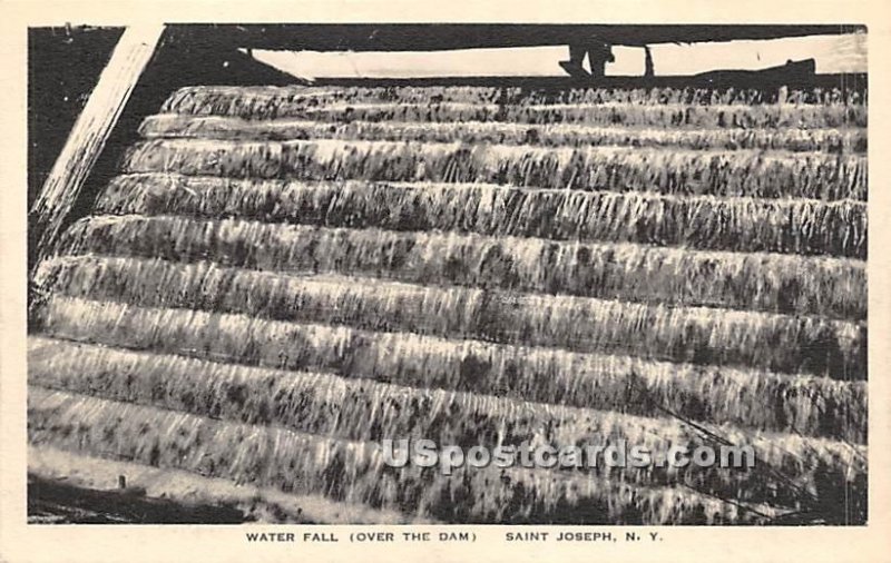 Water Falls over the Dam - Saint Josephs, New York