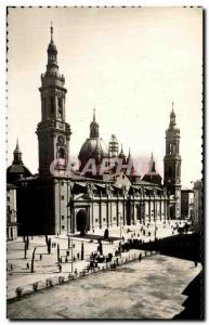 Old Postcard Zaragoza Basilica del Pilar De Nuestra Stra