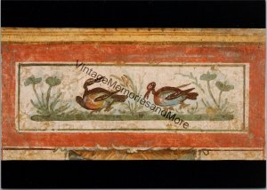 Two Ducks Fresco Dumbarton Oaks Washington DC Postcard PC308