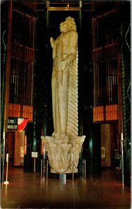 God of Peace Statue, City Hall St. Paul MN Vintage Postcard H78