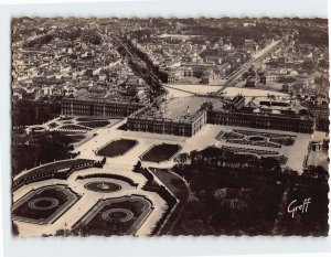 Postcard Le Palais, Versailles vu d'avion, Versailles, France