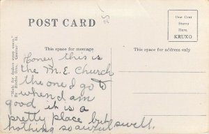 c.'07 RPPC,Real Photo,Methodist, M.E. Church, Sullivan, IL, ILL,Old Postcard