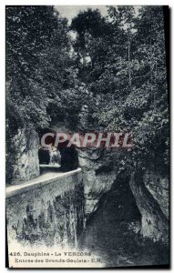 Old Postcard Dauphine Vercors Entree Des Grands Goulets