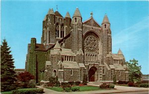 Cathedral of the Blessed Sacrament Greensburg Pennsylvania landmark Dio Postcard