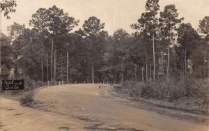 Savannah Georgia Auto Course Race Track Curve Real Photo Postcard AA68498