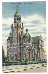 St. Francis Xavier Church, Nashua, New Hampshire, unused Tichnor linen