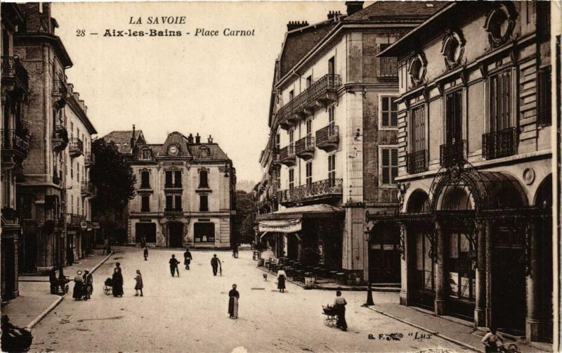 CPA AIX-les-BAINS - Place Carnot (352124)