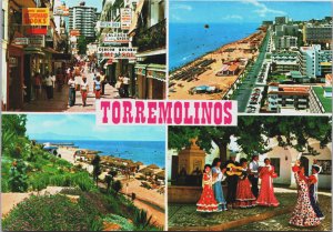 Spain Torremolinos Costa Del Sol Vintage Postcard BS.25