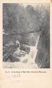 High Falls, Gorge Adirondacks, New York NY Postcards