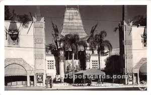 Chinese Theatre, Real Photo - Hollywood, CA