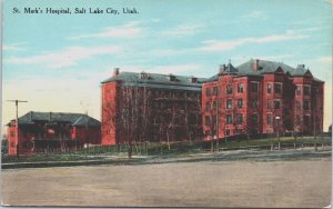 St Mark's Hospital Salt Lake City Utah Vintage Postcard C096