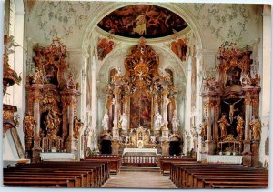 Postcard - Pfarrkirche St. Peter und Paul, Passionsdorf Oberammergau, Germany