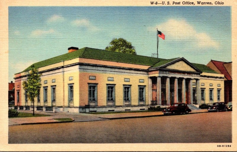 Ohio Warren Post Office 1940 Curteich