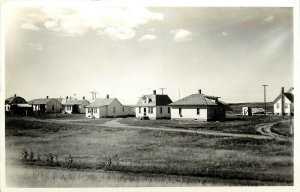 1930s RPPC Postcard; Residence Section, Westby MT Sheridan County Unposted