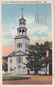 Old First Congregational Church Bennington Vermont 1950