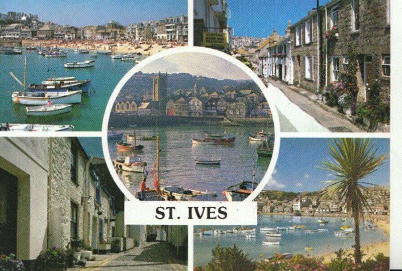 Cornwall Postcard - Views of St Ives - Cornwall - Ref TZ258