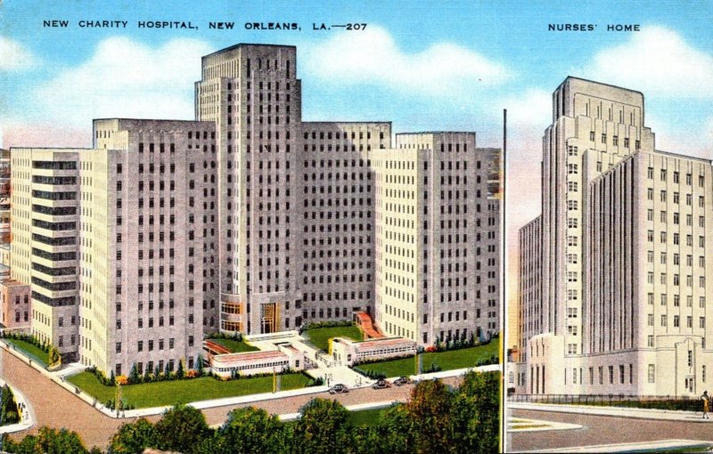 Louisiana New Orleans New Charity Hospital and Nurses' Home 1949