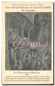 Old Postcard Heads & # 39oeuvre Gustave Dore's The Crusades The Children's Cr...