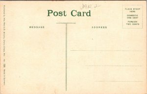 View Main Lobby Library Congress Washington Dc Divided Back Antique Postcard