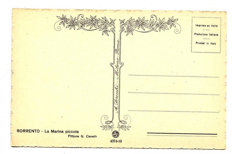 Italy - Sorrento. Small Marina