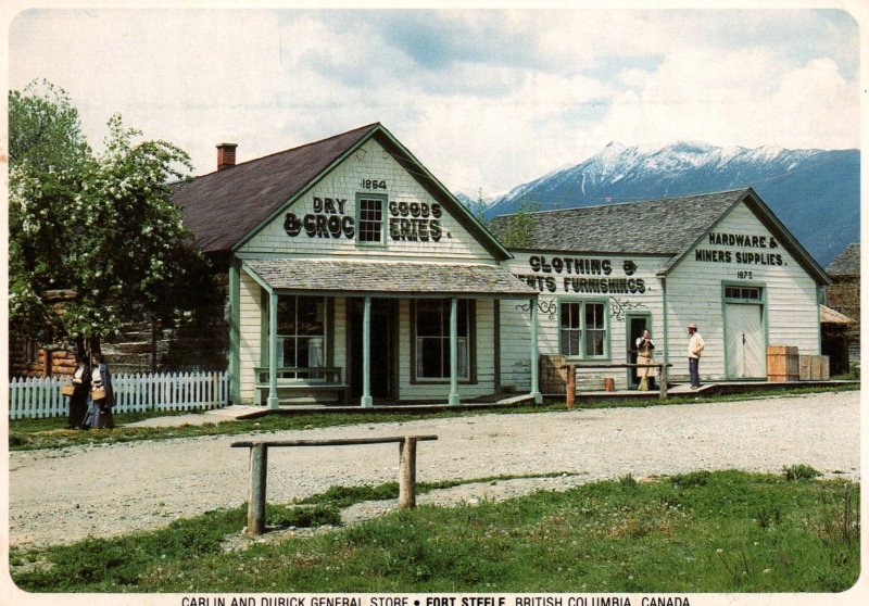 Carlin and Durick General Store,Fort Steele,British Columbia,Canada BIN